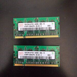 Hynix HYMP112S64CP6-S6 PC2-6400 DDR2-800 2GB SO-DIMM DDR2 RAM Untested